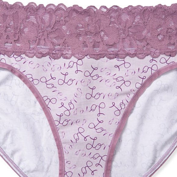 XL Love ❤️ VS Lace-Waist High-Leg Brief 💕 - Picture 9 of 16